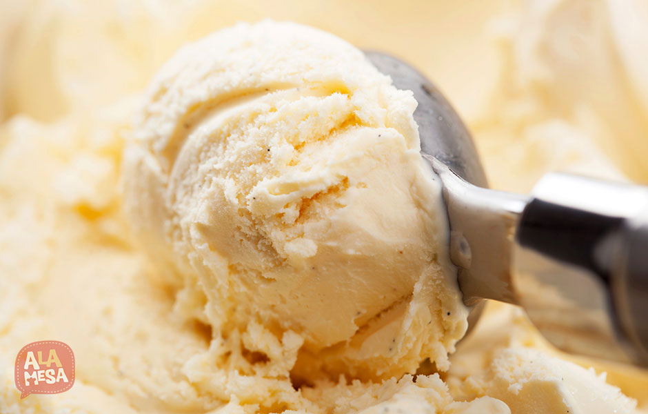 Helado de frutas